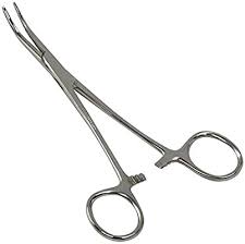 Amazon.com: Briggs Precision Kelly Forceps Locking Tweezers Clamp, Silver,  Curved, 5-1/2 Inch: Health & Personal Care